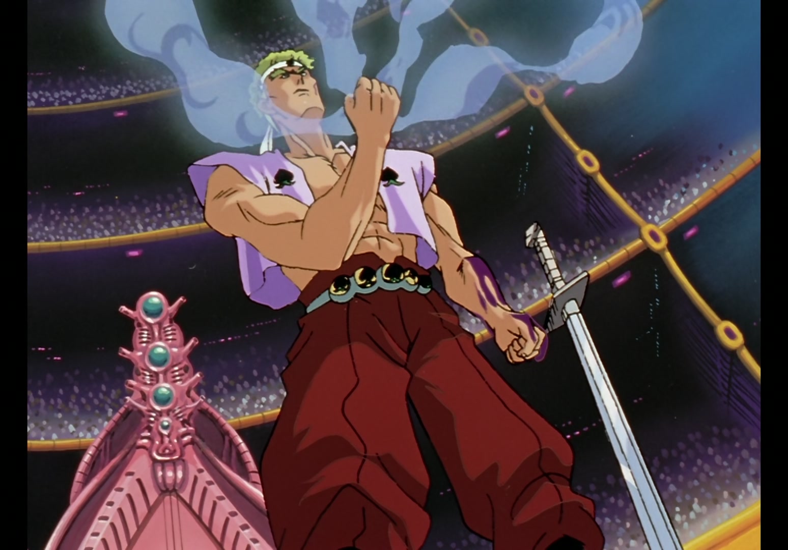 Yu Yu Hakusho Ep 45: Hiei Battles On @ 00:10:32
