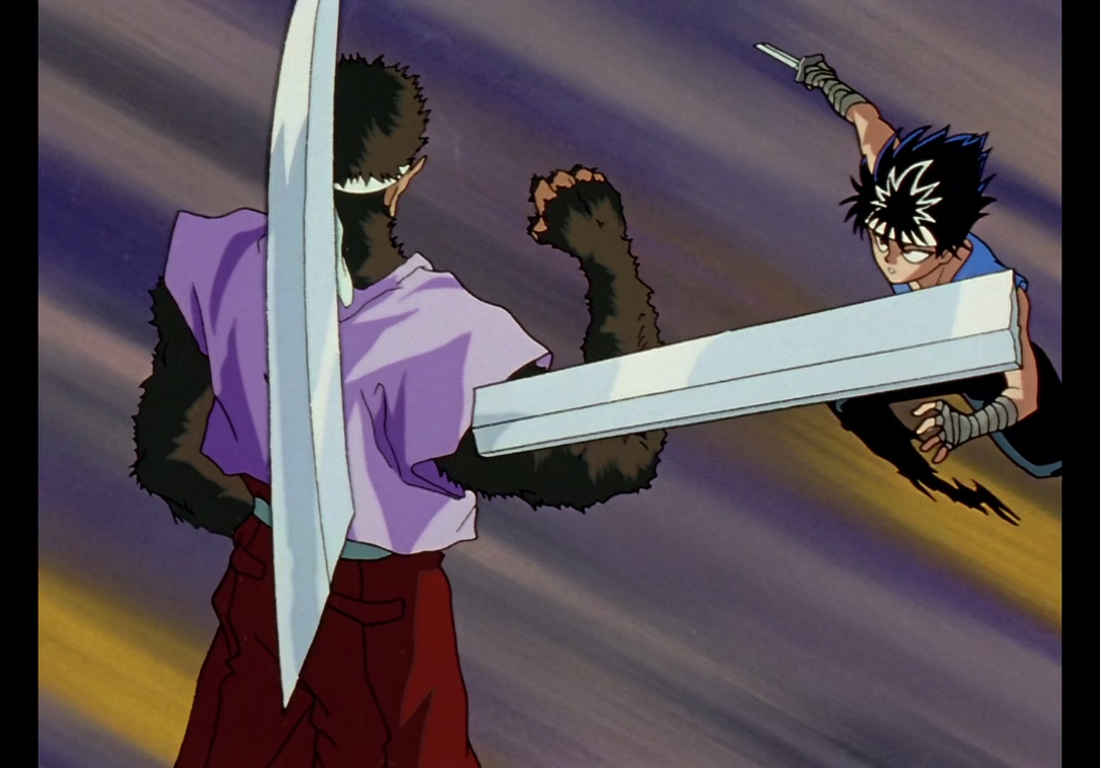 Yu Yu Hakusho Ep 45: Hiei Battles On @ 00:12:26