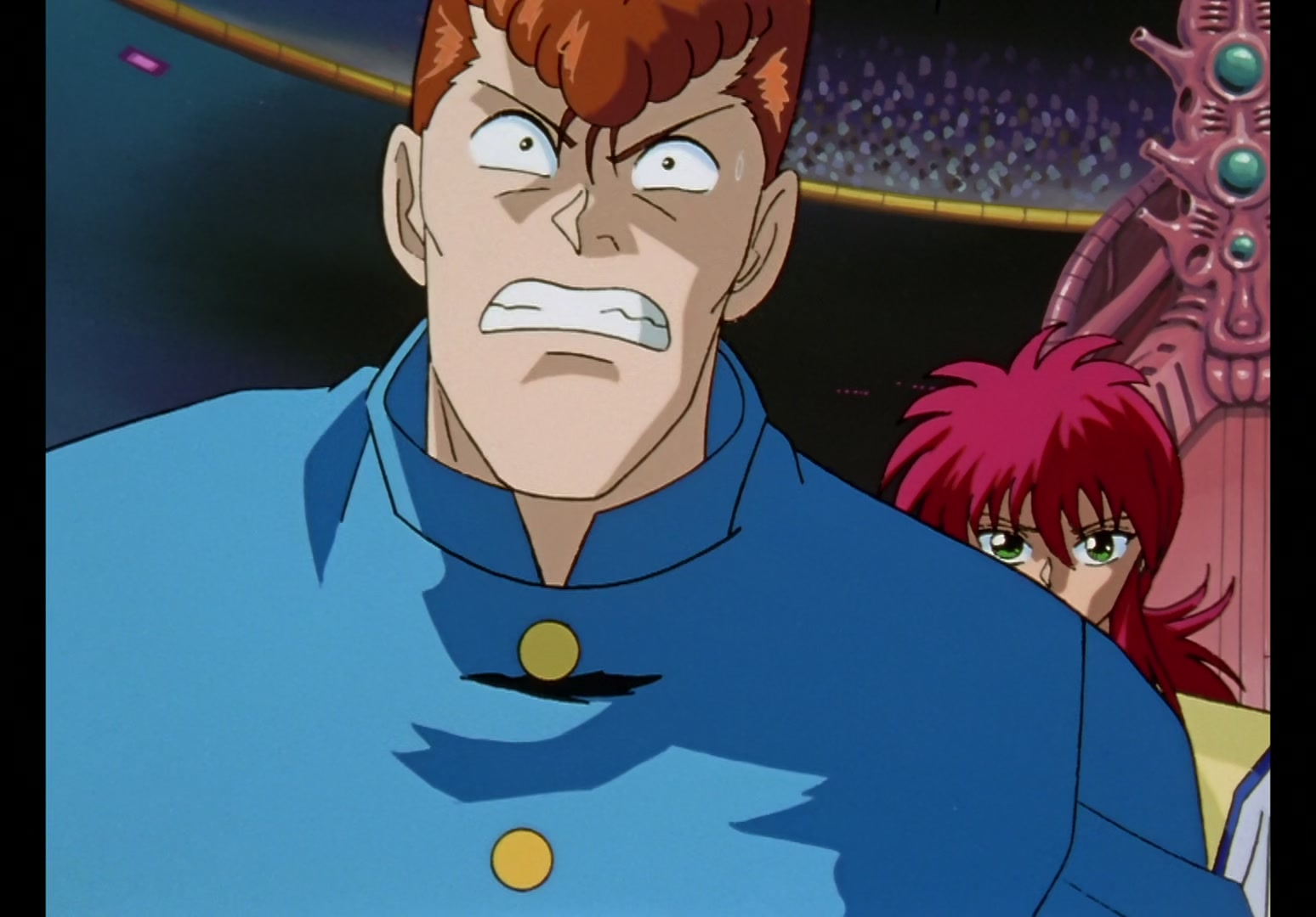 Yu Yu Hakusho Ep 45: Hiei Battles On @ 00:13:23