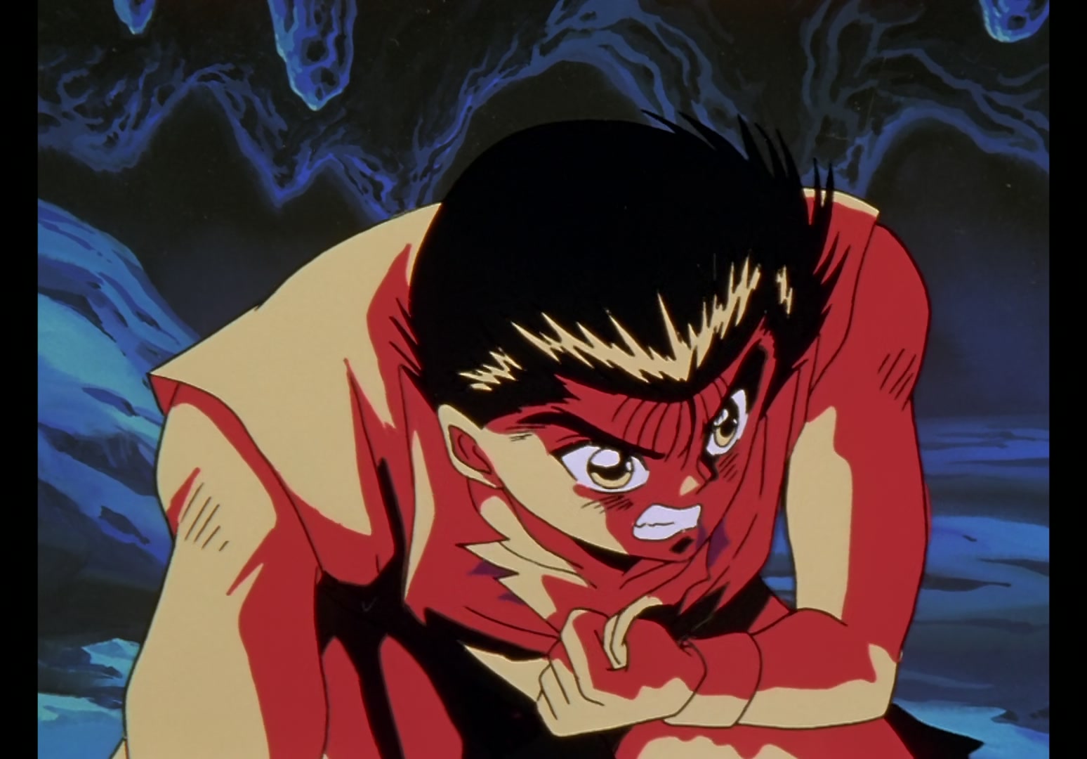 Yu Yu Hakusho Ep 45: Hiei Battles On @ 00:15:40