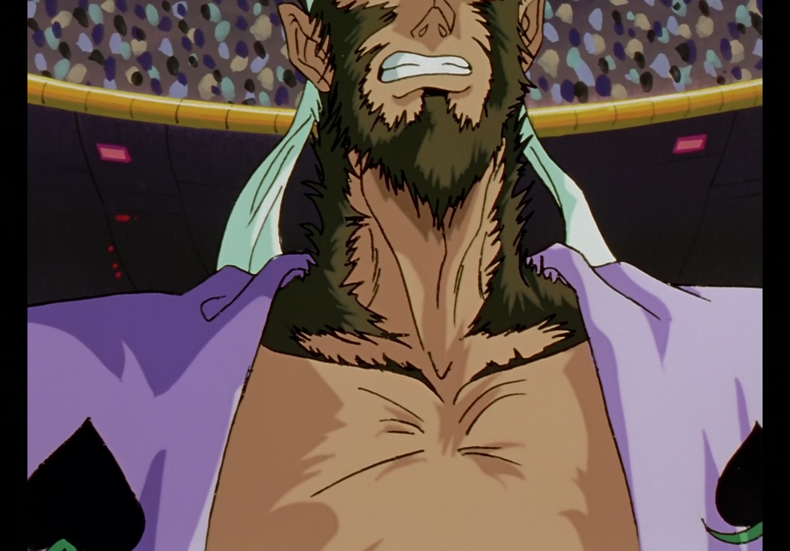 Yu Yu Hakusho Ep 45: Hiei Battles On @ 00:16:40