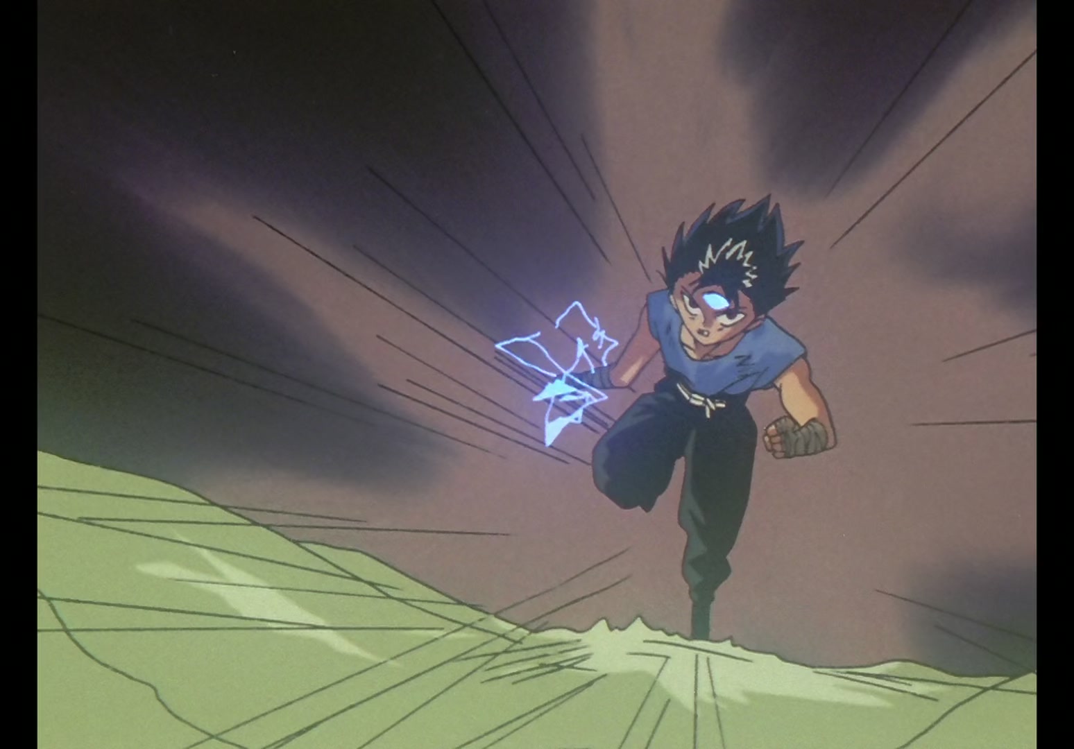 Yu Yu Hakusho Ep 45: Hiei Battles On @ 00:18:45