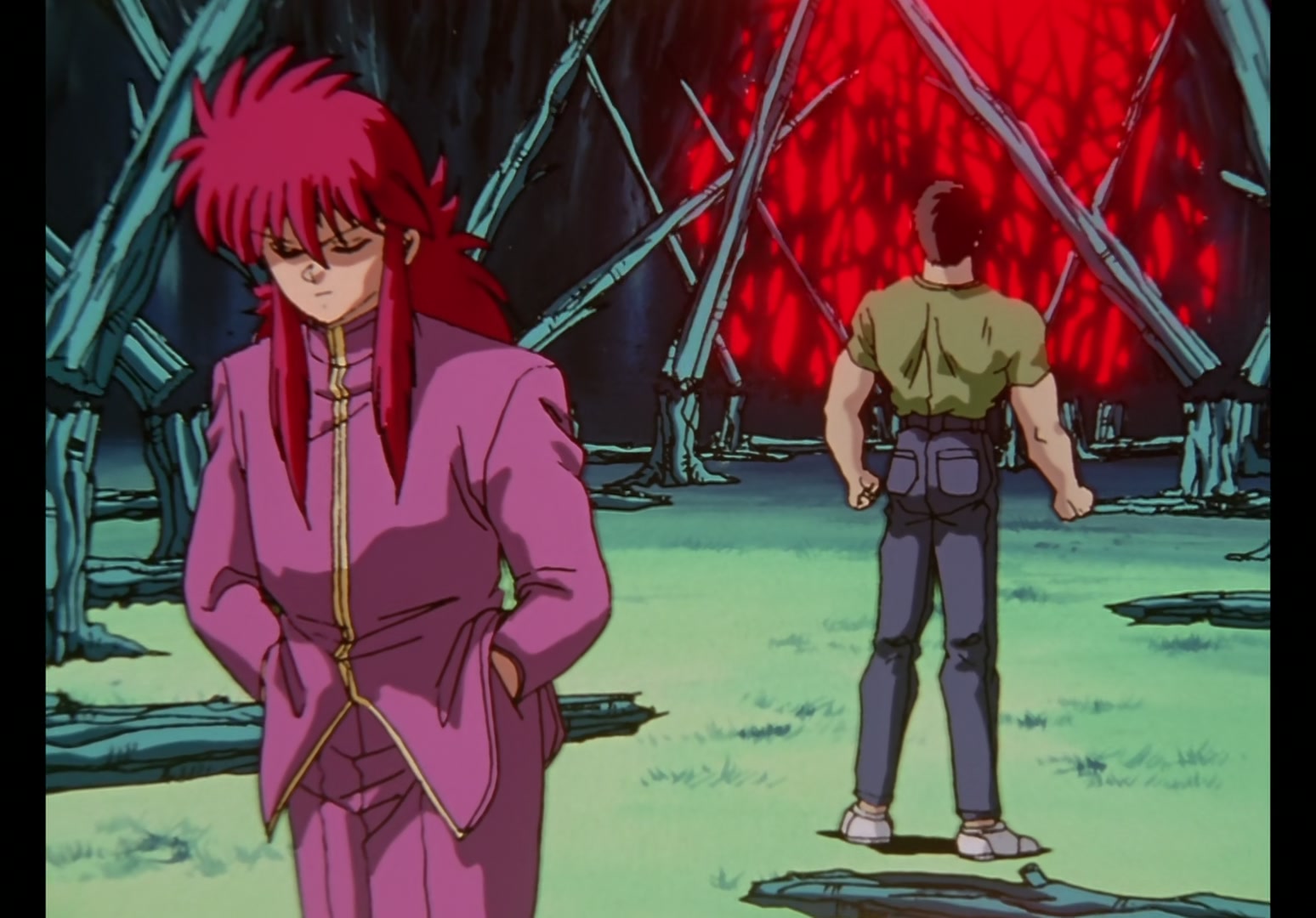 Yu Yu Hakusho Ep 47: Legendary Bandit: Yoko Kurama @ 00:05:14