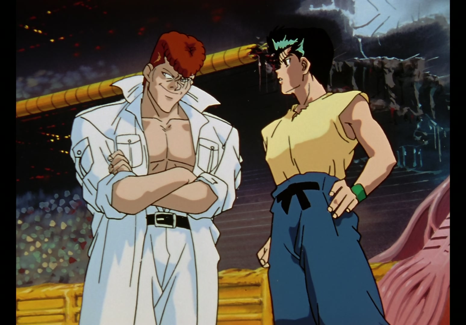 Yu Yu Hakusho Ep 59: The Shadow of Elder Toguro @ 00:03:13
