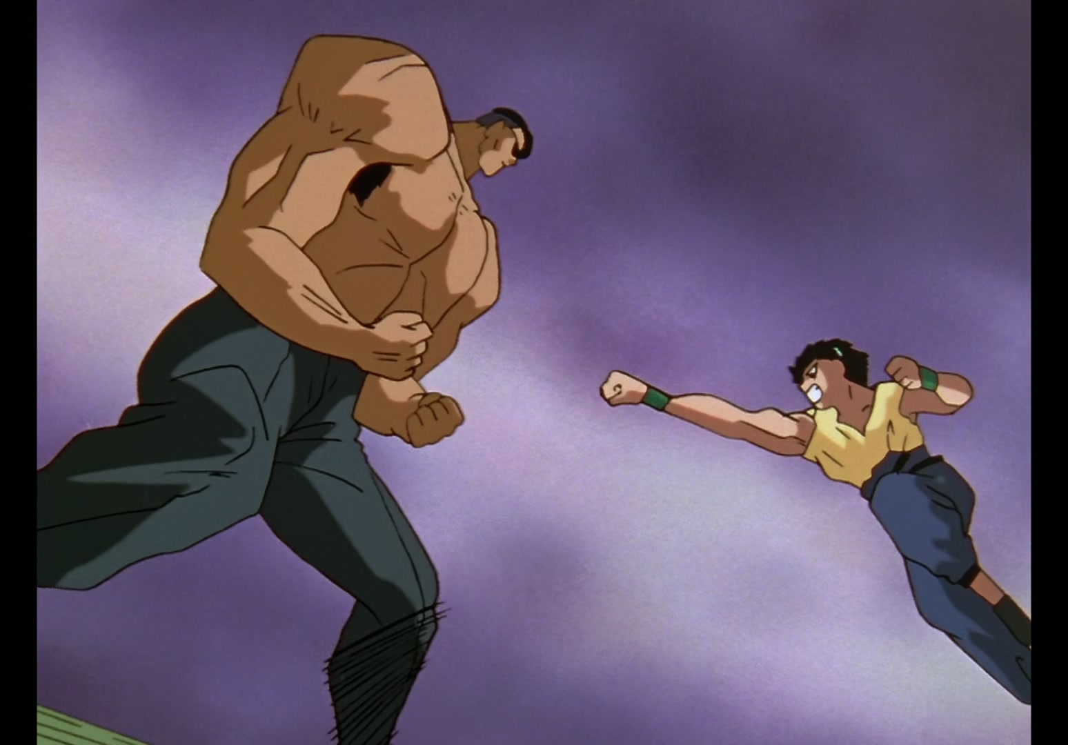 Yu Yu Hakusho Ep 61: Yusuke vs. Toguro @ 00:07:19