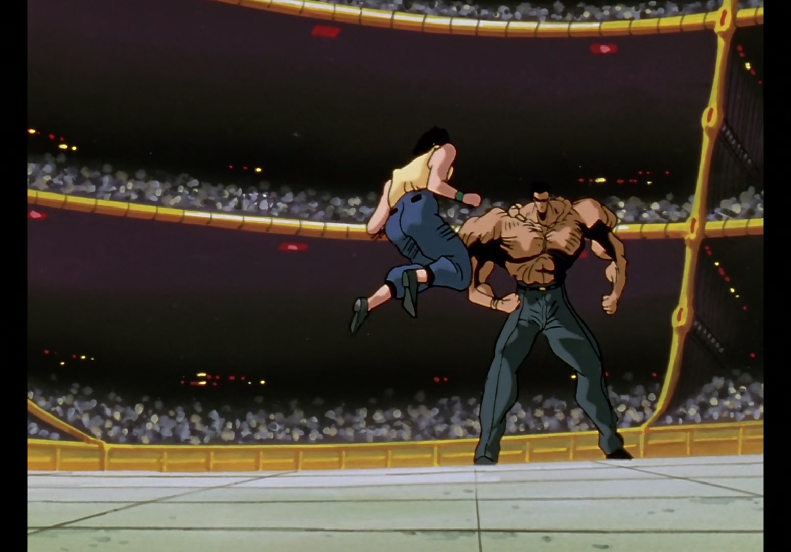 Yu Yu Hakusho Ep 61: Yusuke vs. Toguro @ 00:07:38