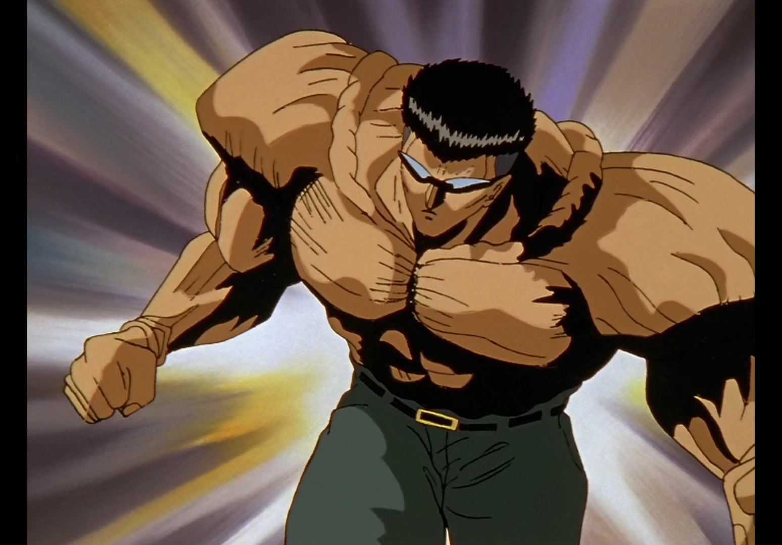 Yu Yu Hakusho Ep 61: Yusuke vs. Toguro @ 00:08:16