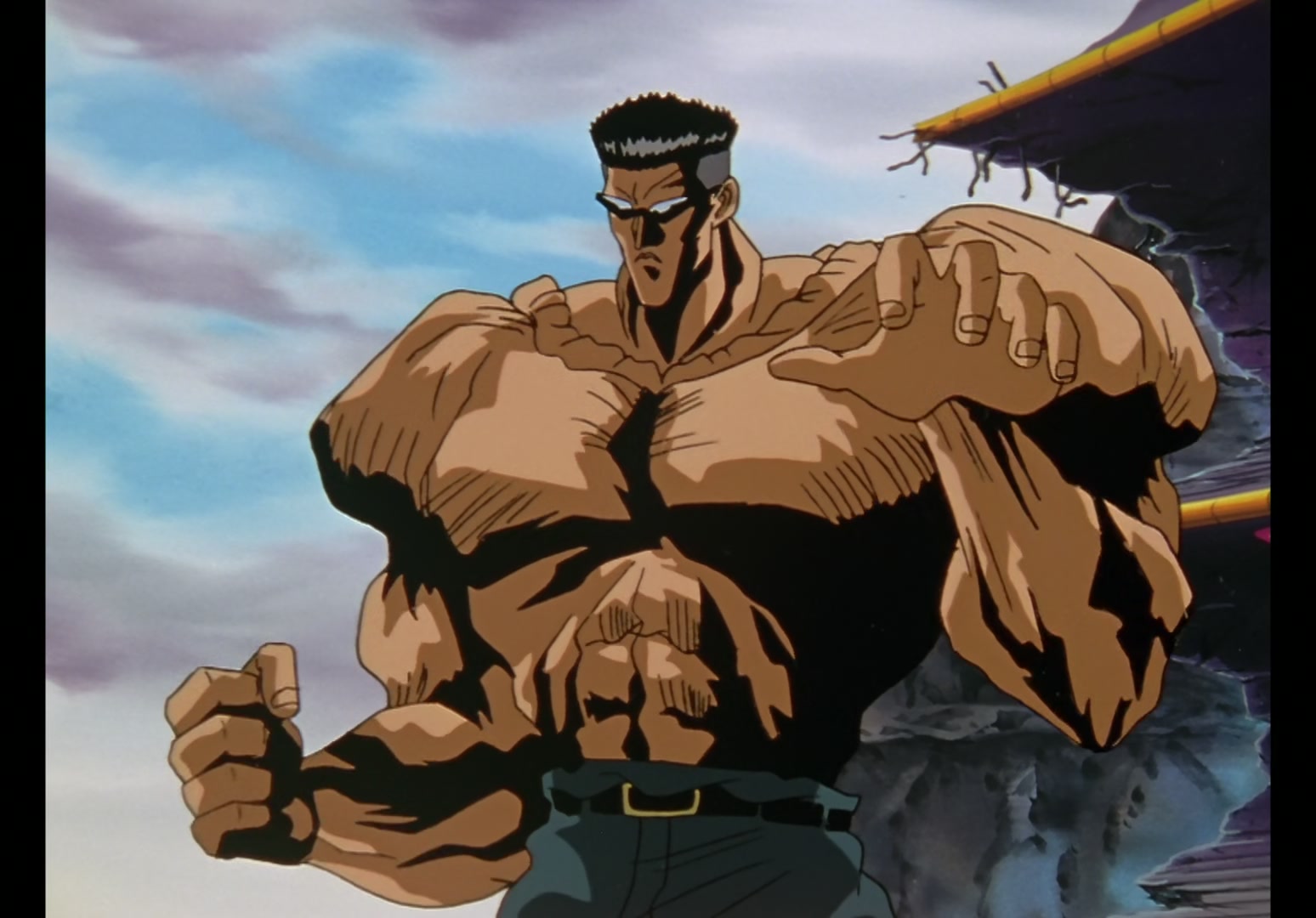 Yu Yu Hakusho Ep 61: Yusuke vs. Toguro @ 00:10:13