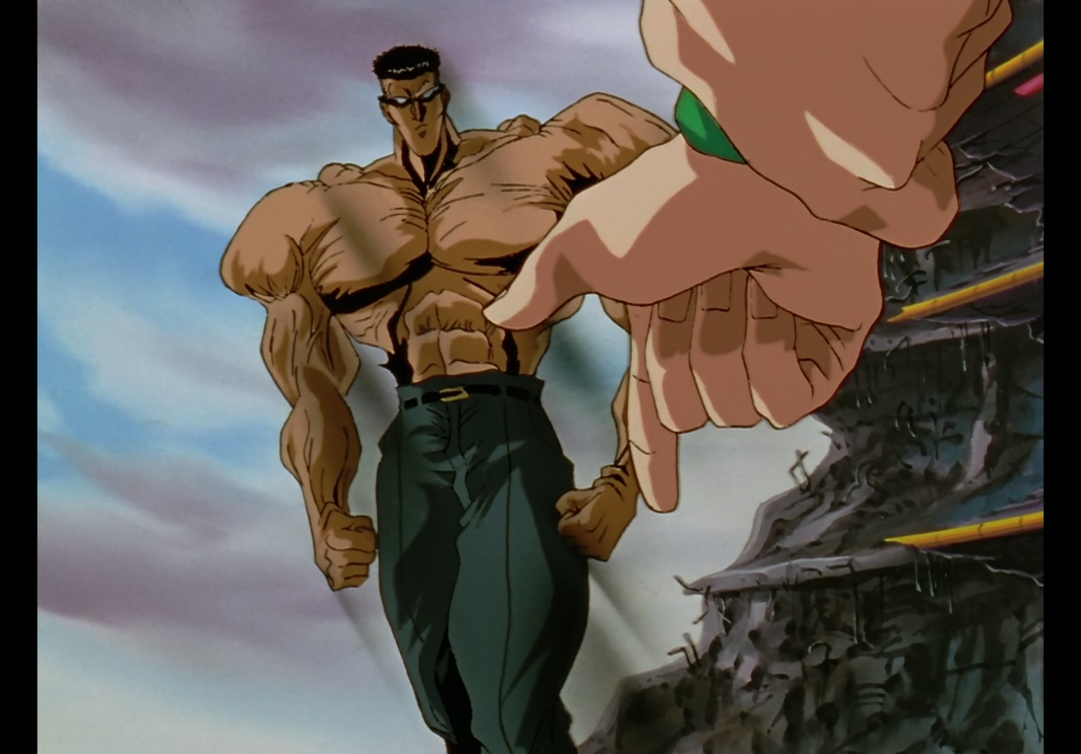 Yu Yu Hakusho Ep 61: Yusuke vs. Toguro @ 00:11:37