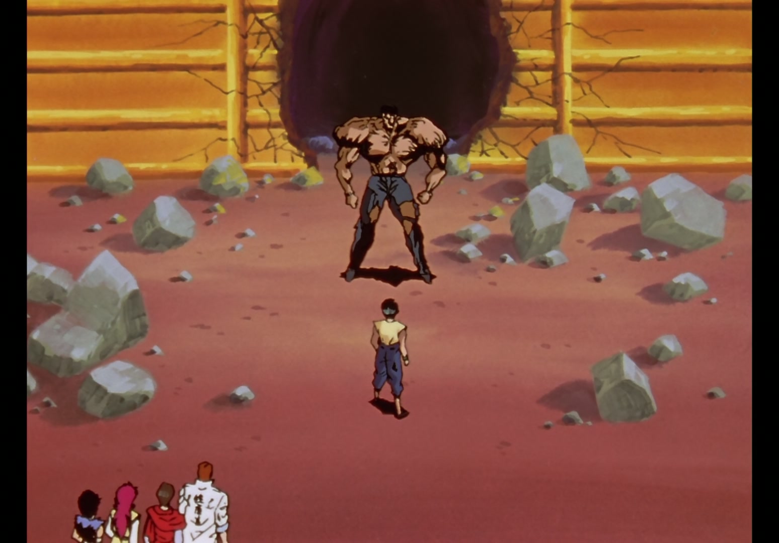 Yu Yu Hakusho Ep 61: Yusuke vs. Toguro @ 00:19:54