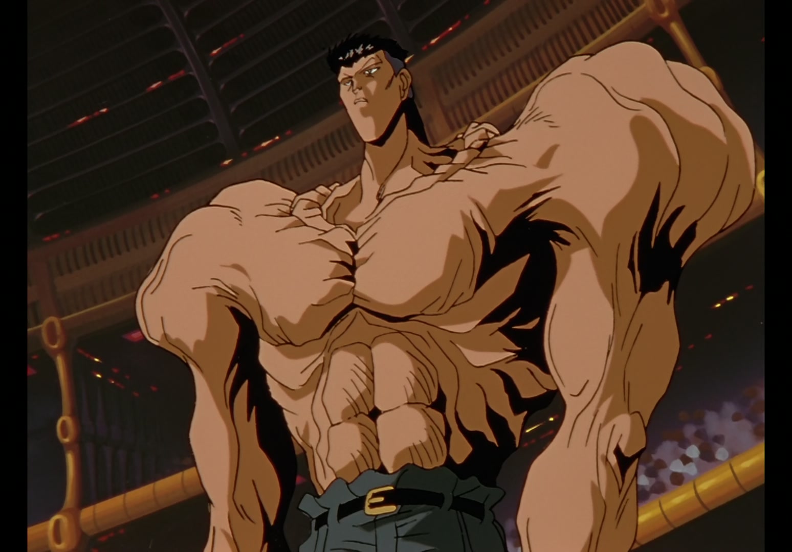 Yu Yu Hakusho Ep 62: Toguro's Full Power @ 00:02:31