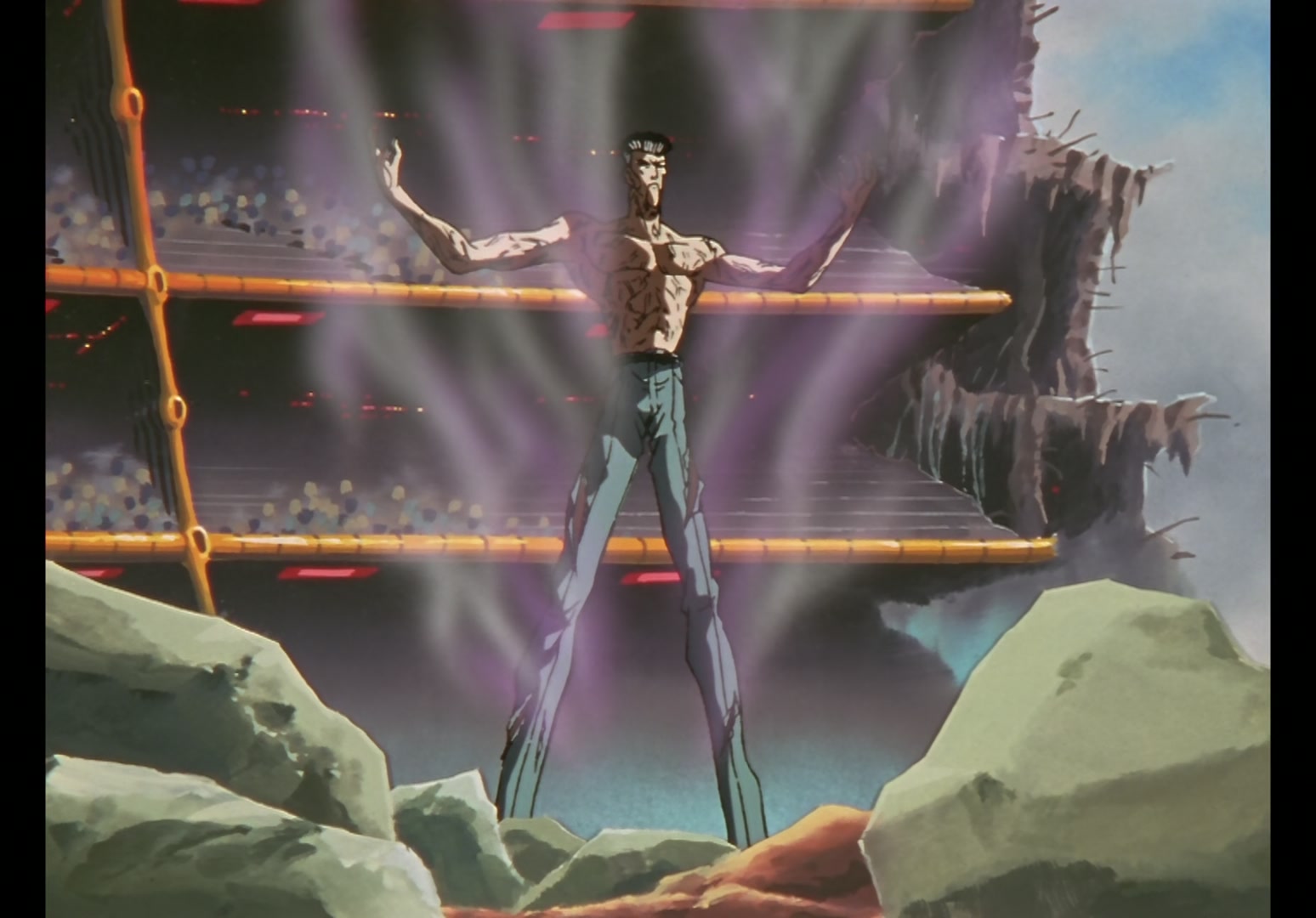 Yu Yu Hakusho Ep 62: Toguro's Full Power @ 00:13:08