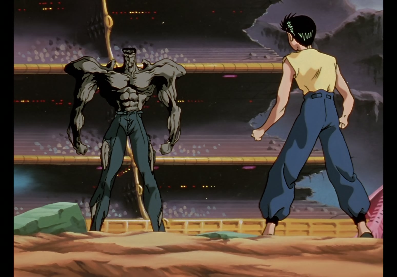 Yu Yu Hakusho Ep 62: Toguro's Full Power @ 00:17:45