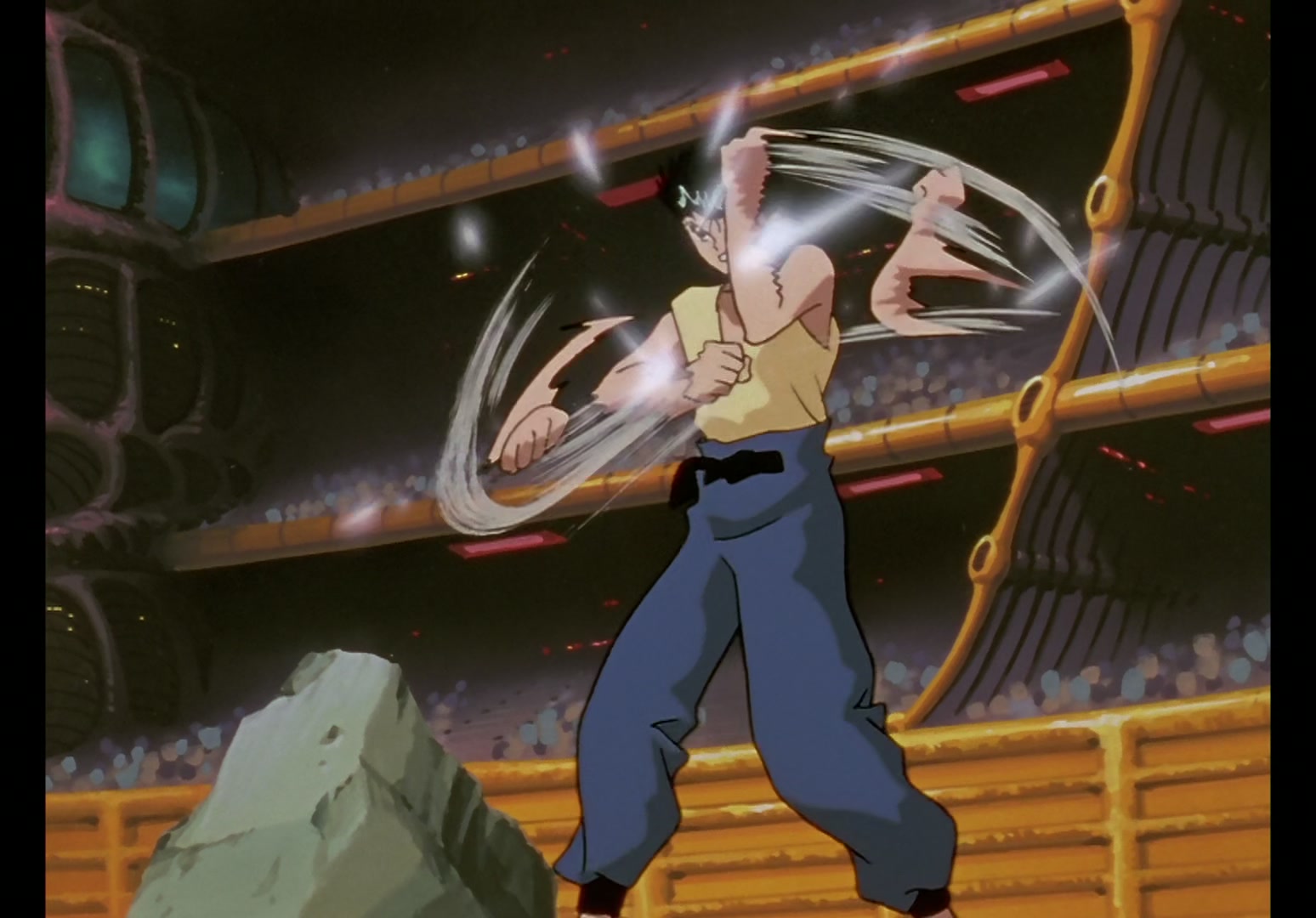 Yu Yu Hakusho Ep 62: Toguro's Full Power @ 00:18:49