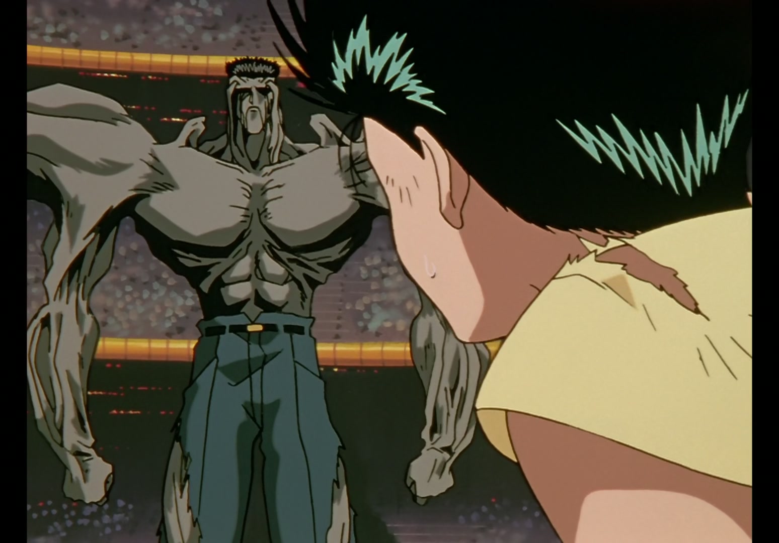 Yu Yu Hakusho Ep 62: Toguro's Full Power @ 00:19:38