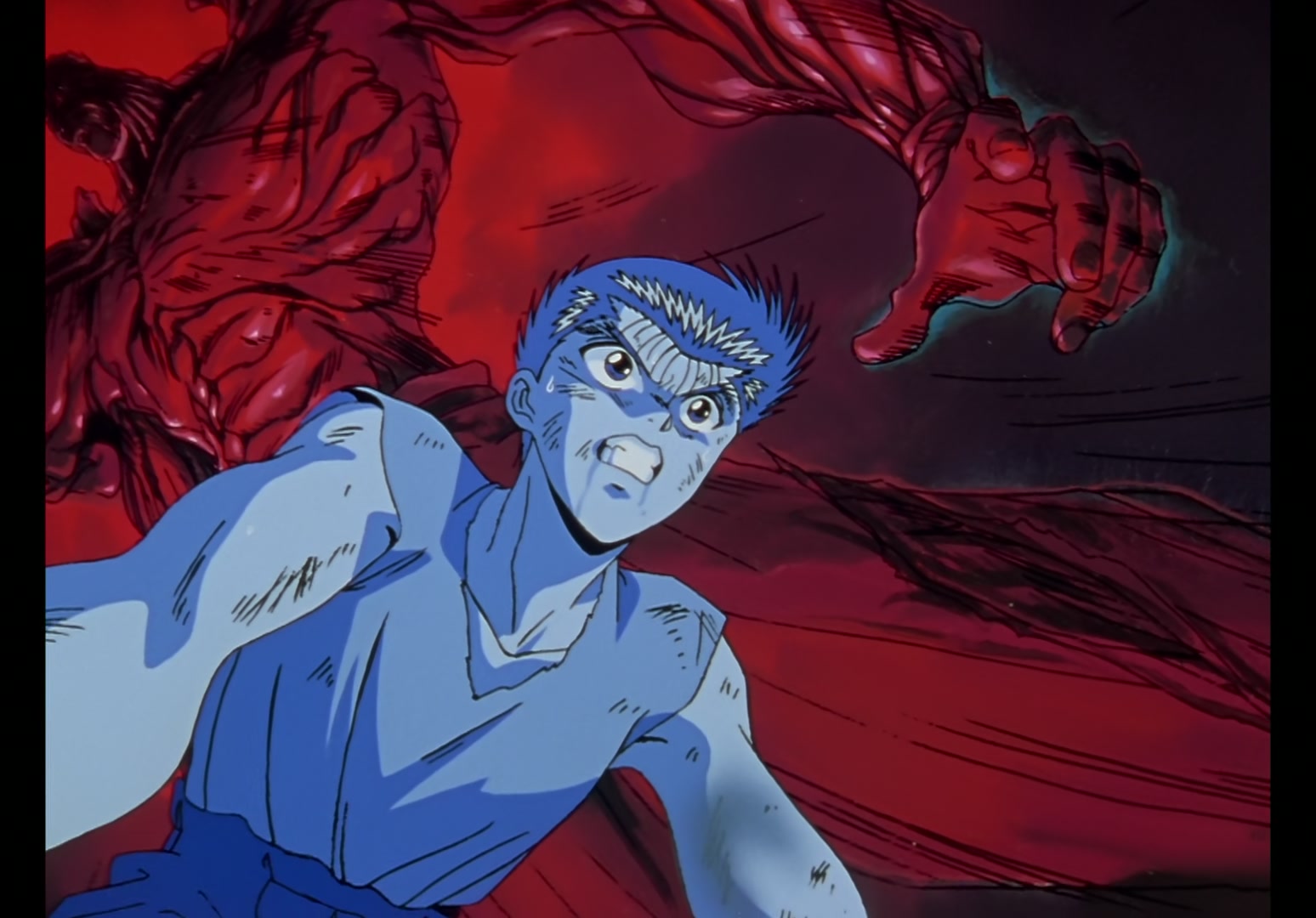 Yu Yu Hakusho Ep 62: Toguro's Full Power @ 00:21:40
