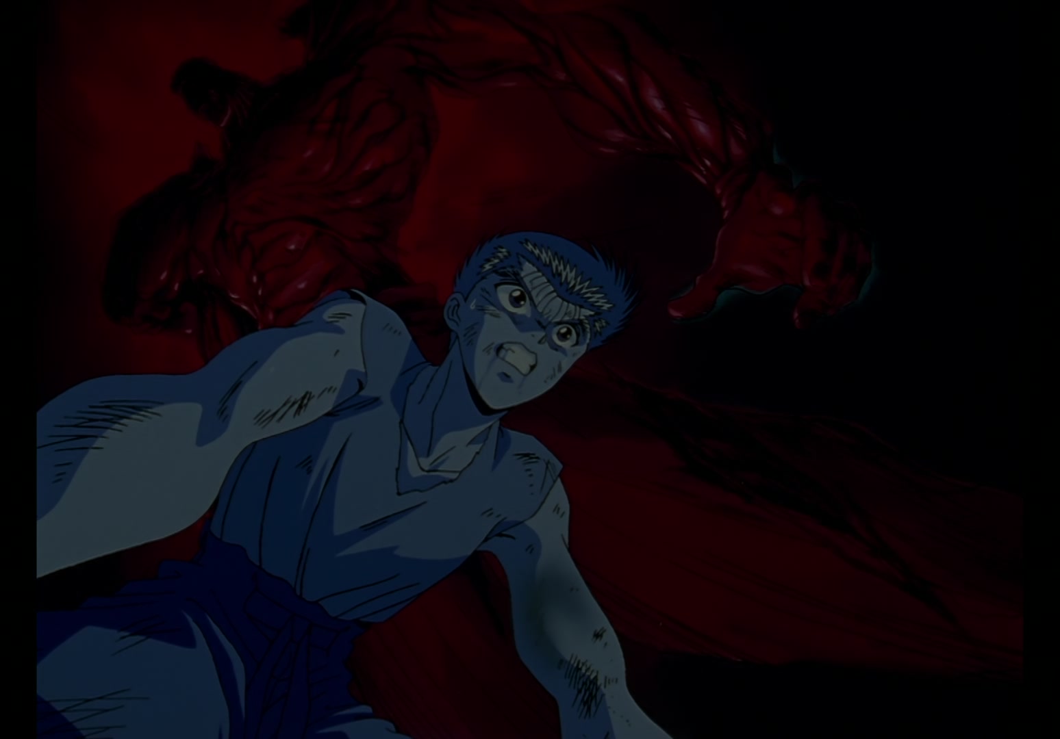 Yu Yu Hakusho Ep 62: Toguro's Full Power @ 00:21:44