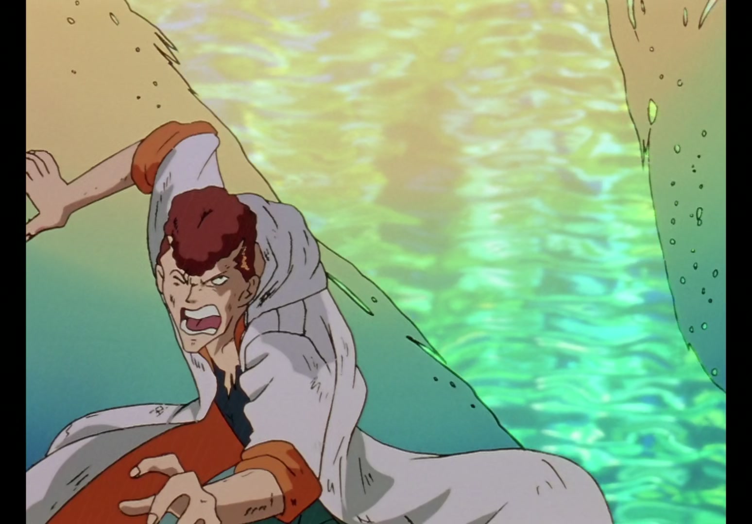 Yu Yu Hakusho Ep 77: Sensui's Fall @ 00:01:42