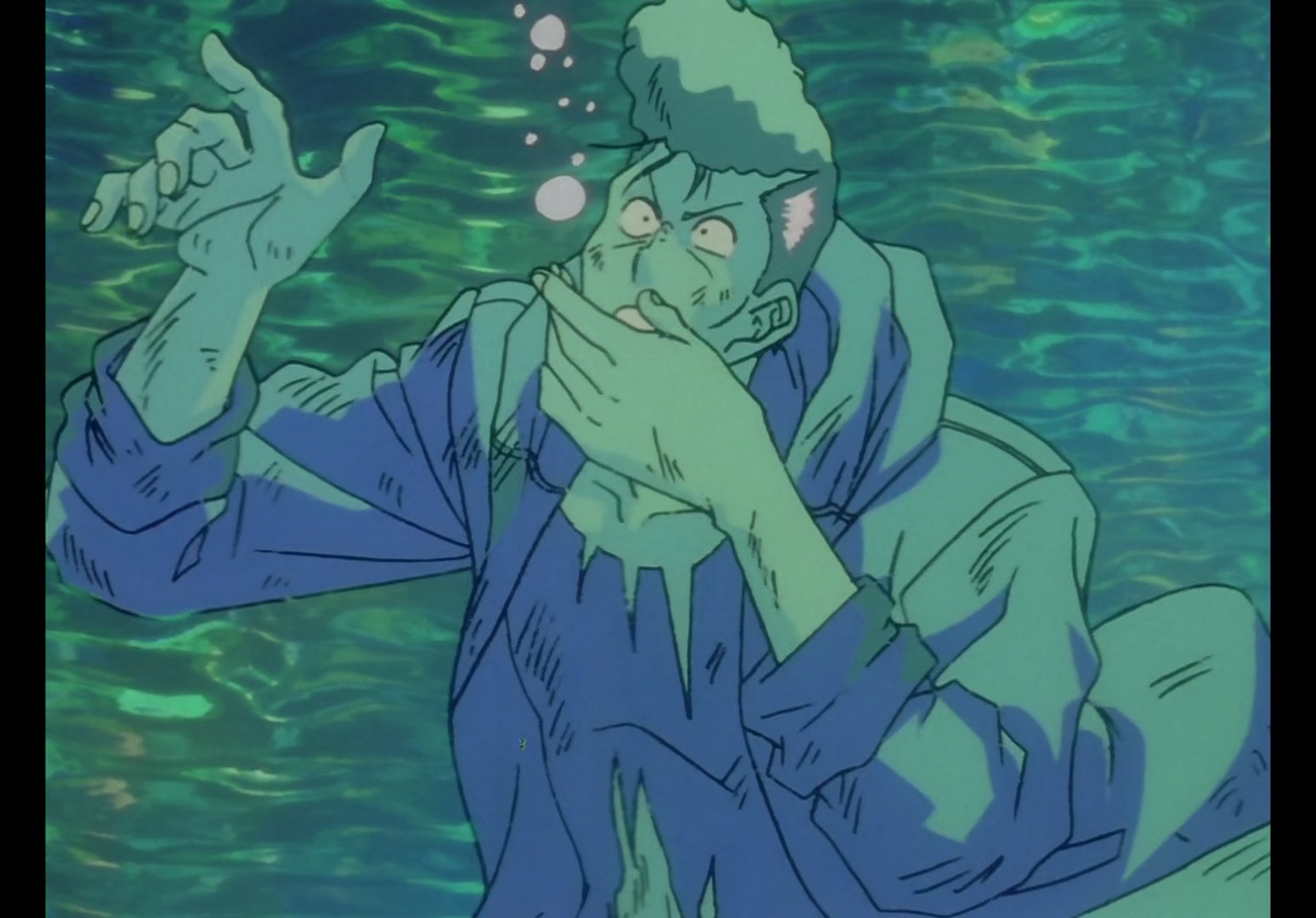 Yu Yu Hakusho Ep 77: Sensui's Fall @ 00:01:45