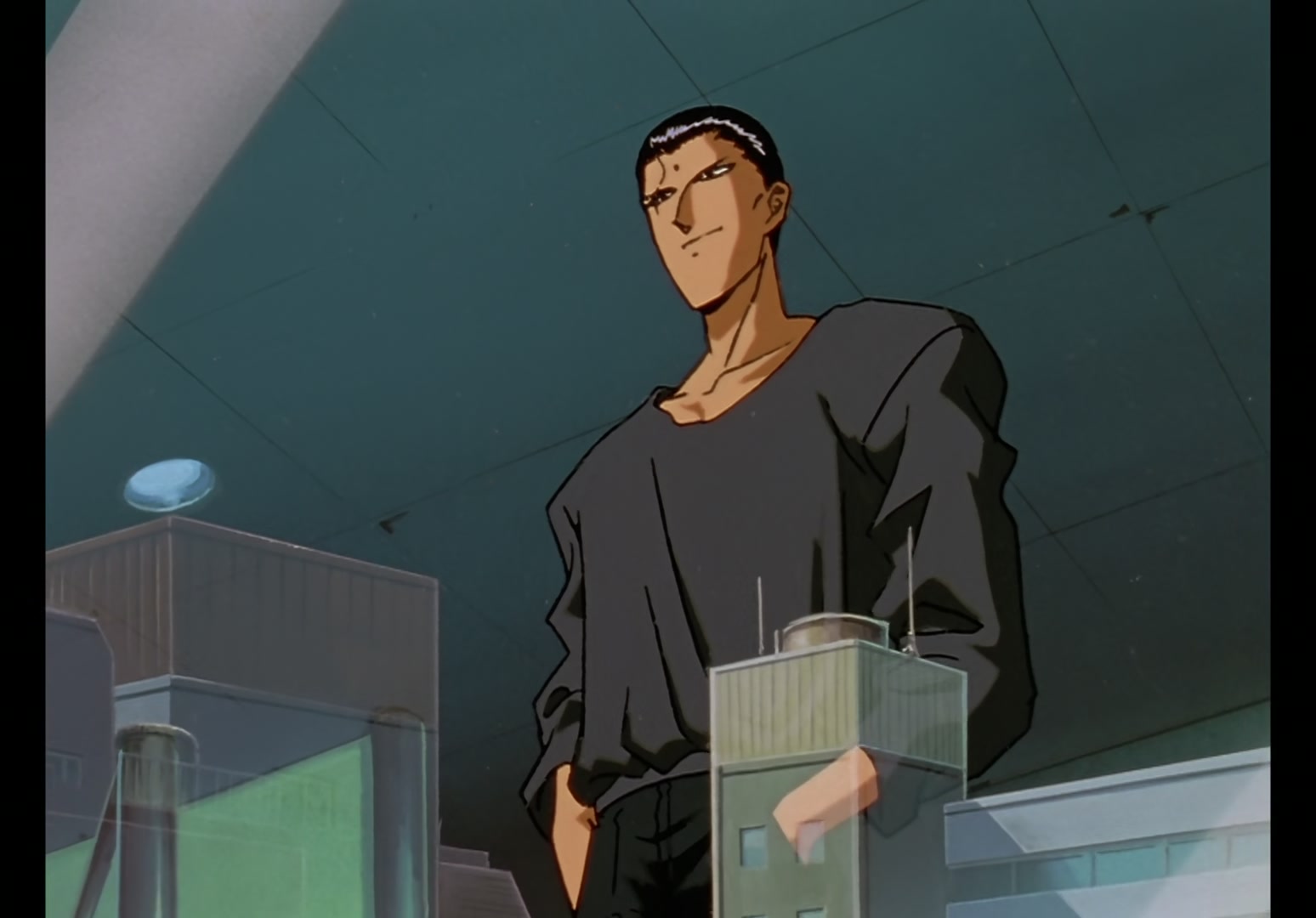 Yu Yu Hakusho Ep 77: Sensui's Fall @ 00:02:12