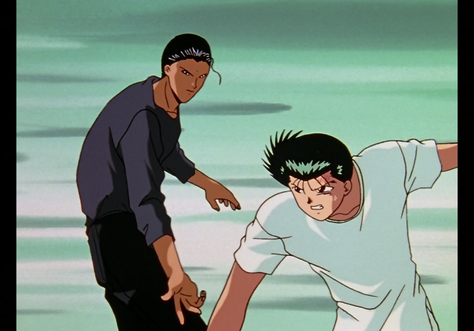 Yu Yu Hakusho Ep 77: Sensui's Fall @ 00:21:47