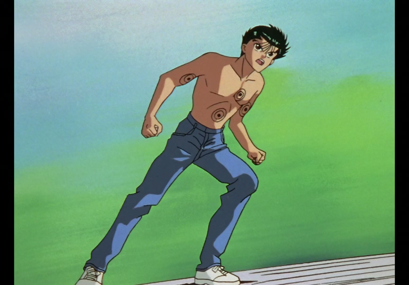 Yu Yu Hakusho Ep 80: Moving Target @ 00:02:12