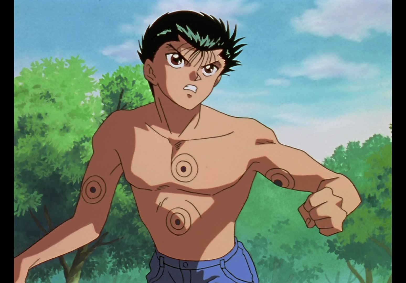 Yu Yu Hakusho Ep 80: Moving Target @ 00:02:16