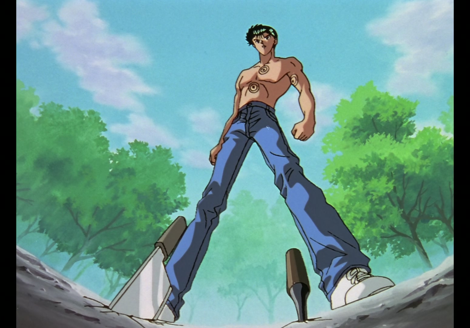 Yu Yu Hakusho Ep 80: Moving Target @ 00:02:38