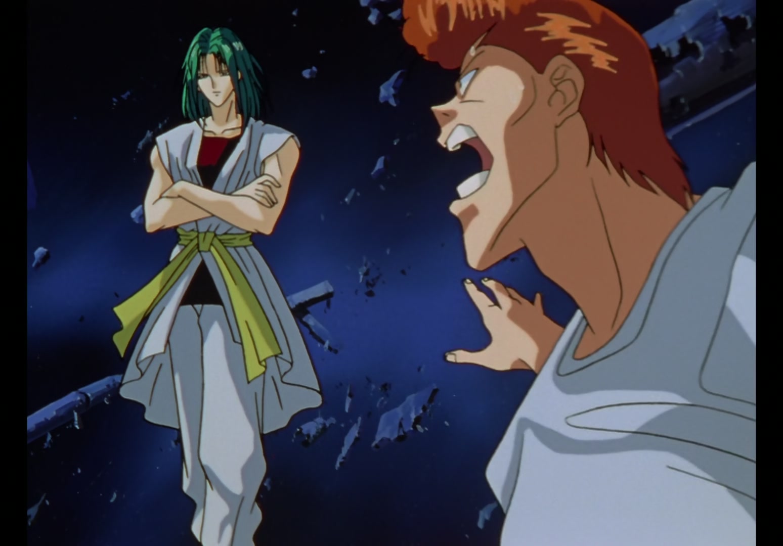 Yu Yu Hakusho Ep 88: The True Face of Sensui @ 00:03:13