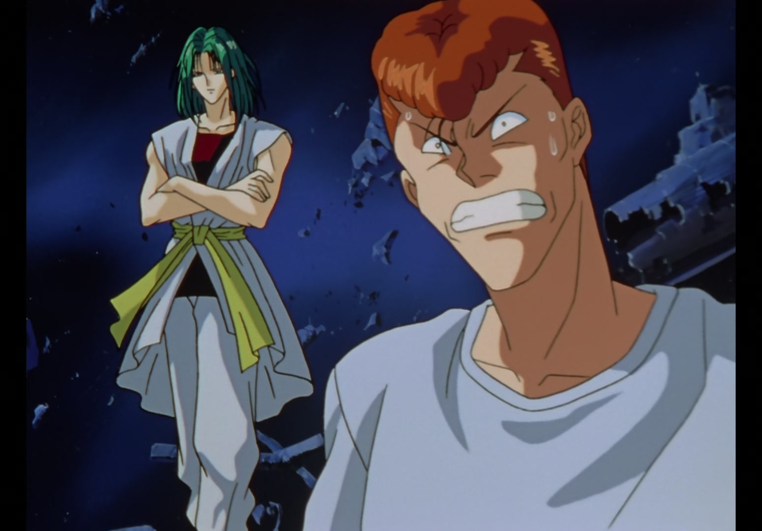 Yu Yu Hakusho Ep 88: The True Face of Sensui @ 00:03:20