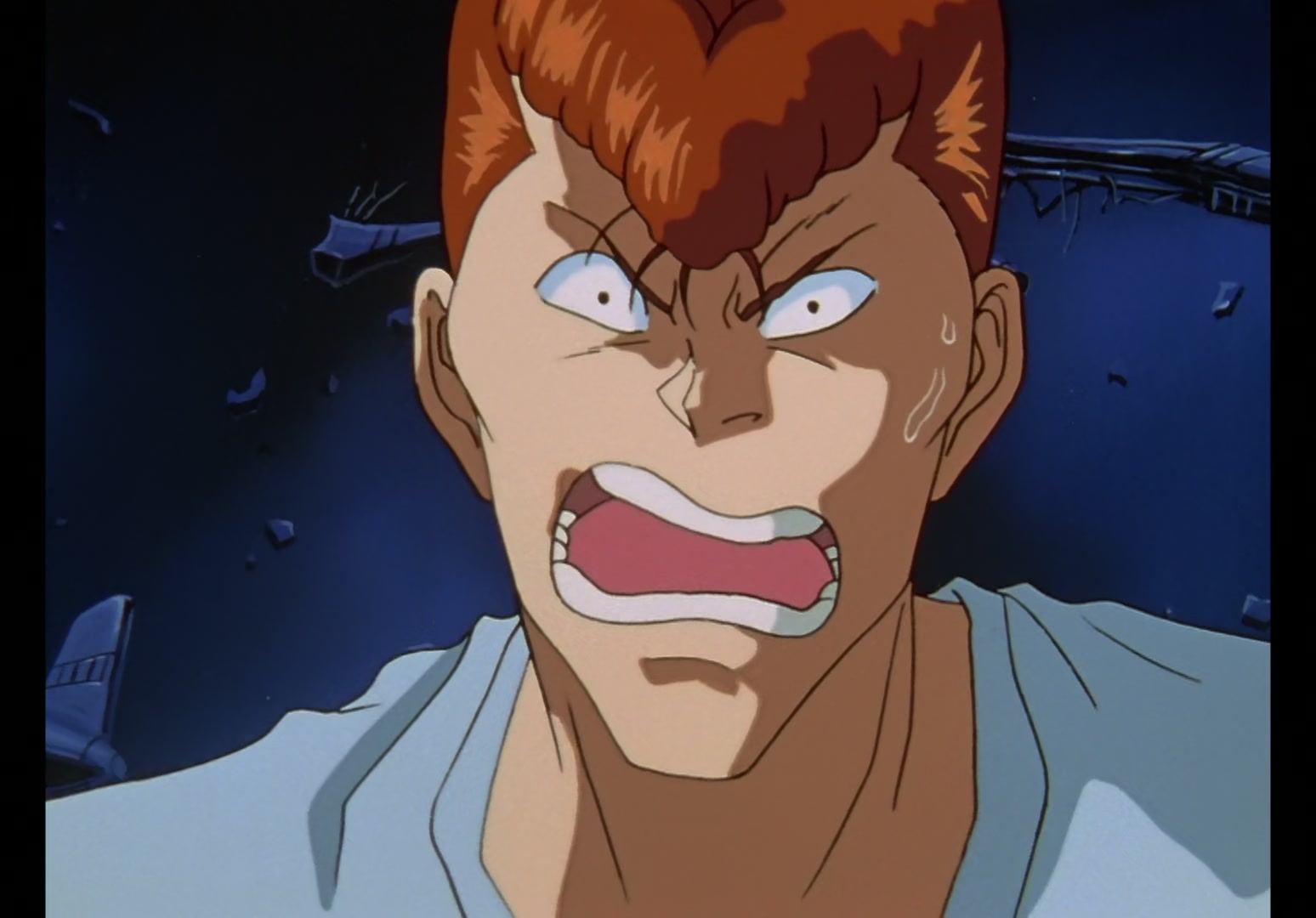 Yu Yu Hakusho Ep 88: The True Face of Sensui @ 00:03:28