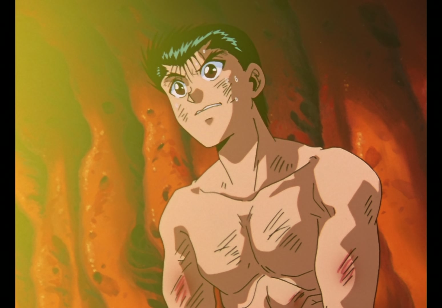Yu Yu Hakusho Ep 88: The True Face of Sensui @ 00:03:58
