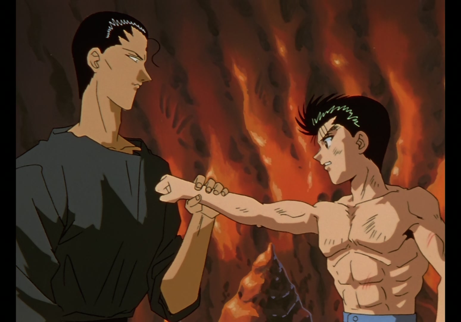 Yu Yu Hakusho Ep 88: The True Face of Sensui @ 00:06:34