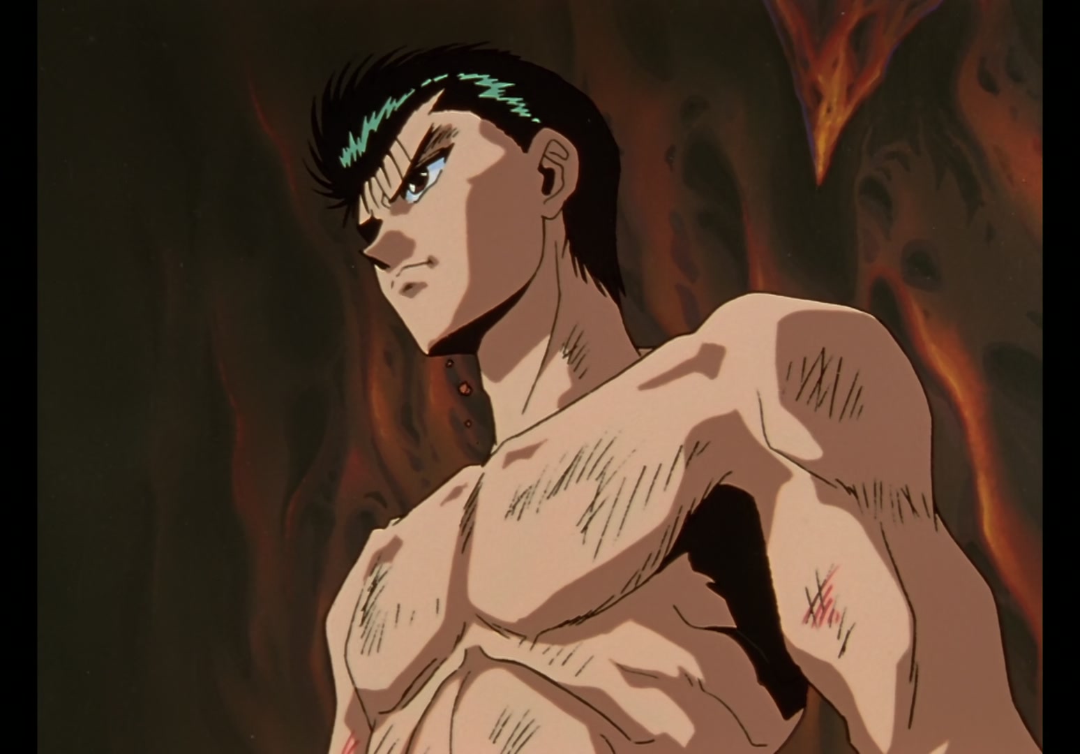 Yu Yu Hakusho Ep 88: The True Face of Sensui @ 00:19:51