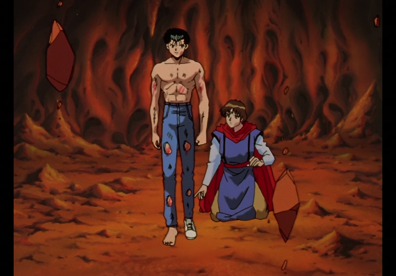 Yu Yu Hakusho Ep 88: The True Face of Sensui @ 00:19:55
