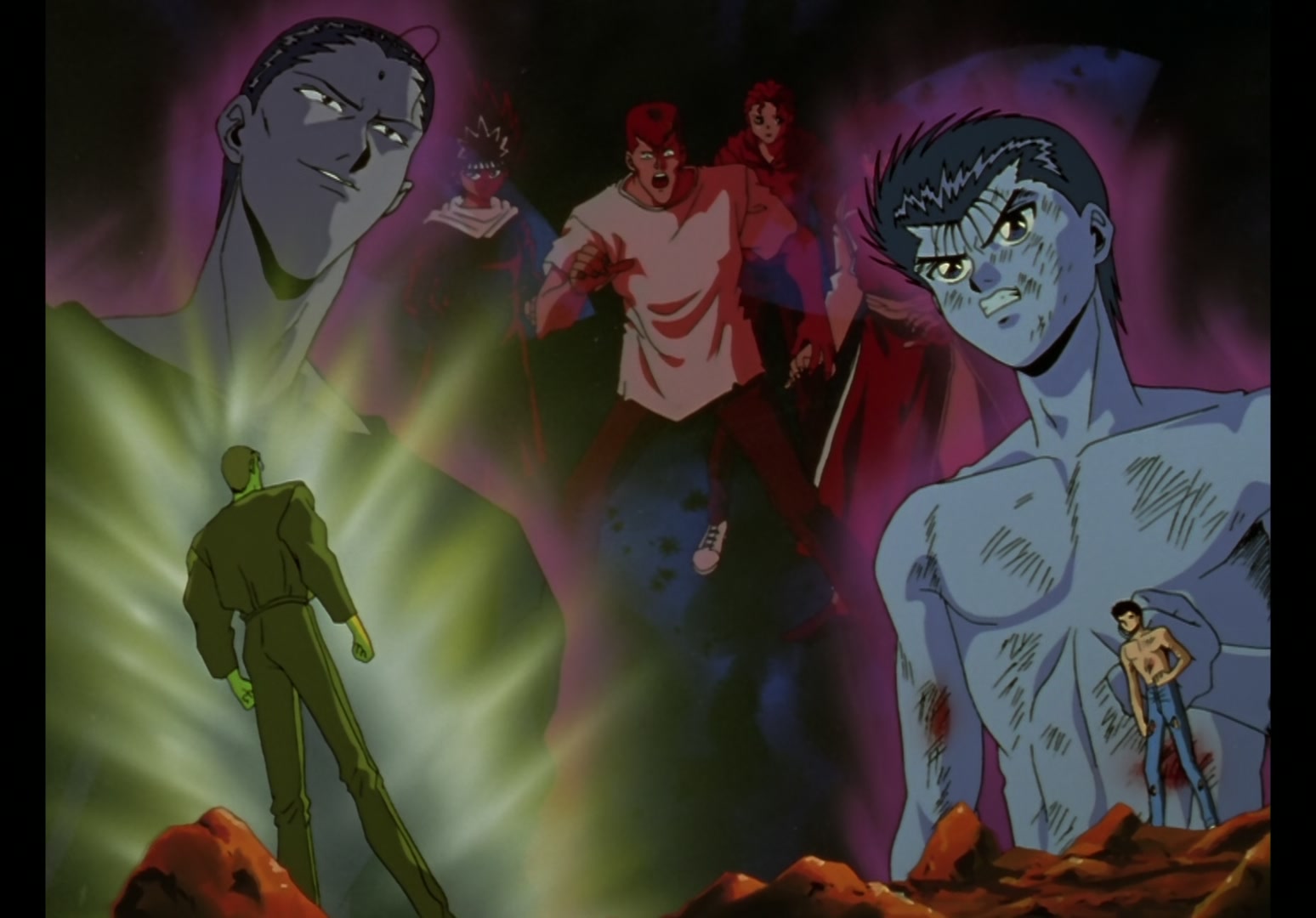 Yu Yu Hakusho Ep 88: The True Face of Sensui @ 00:21:41
