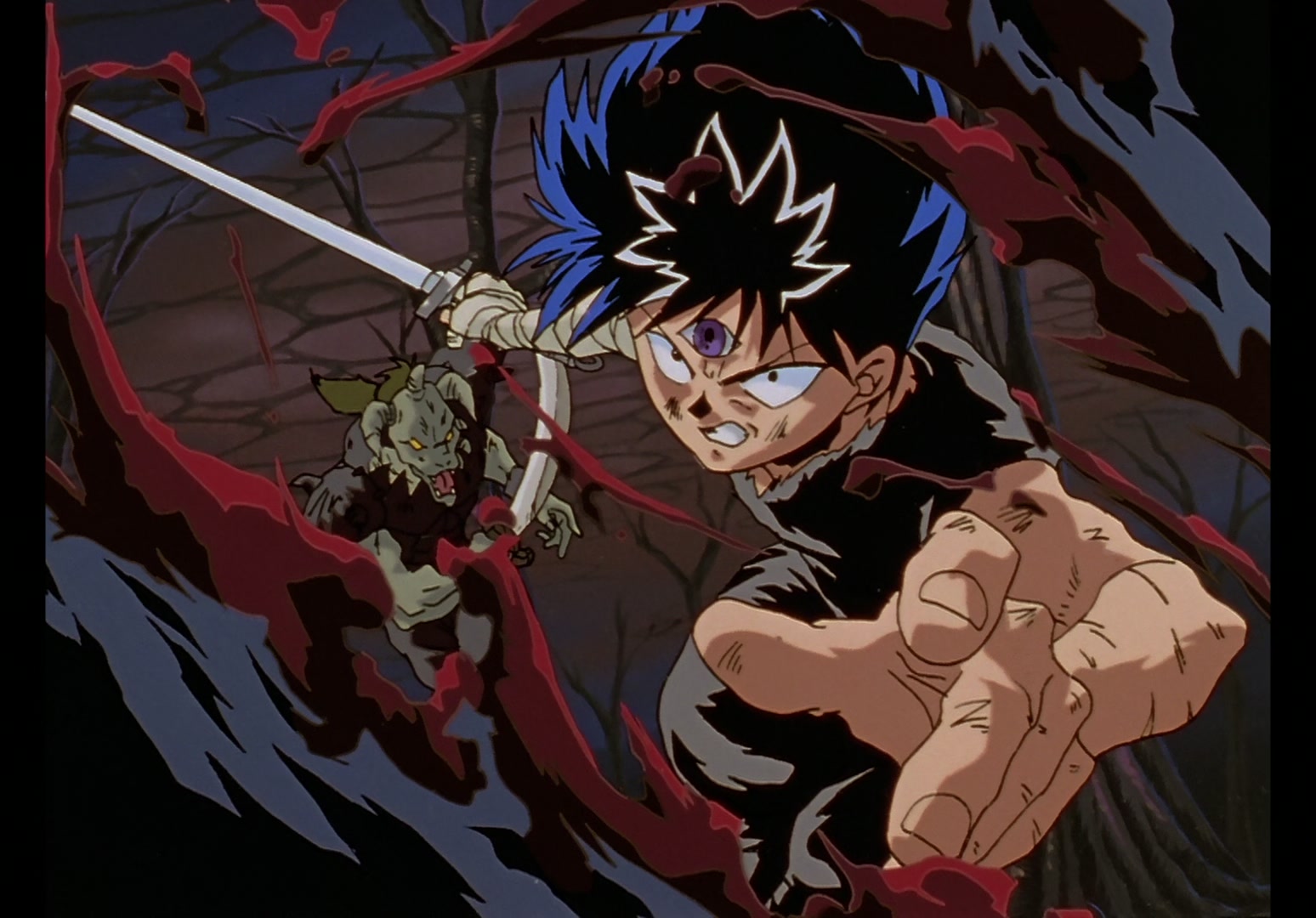 Yu Yu Hakusho Ep 100: The Secret of the Jagan @ 00:01:42